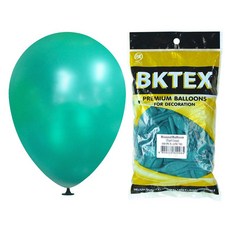 Bk Latex Party Club 珠光圓形氣球 30cm 50入, 祖母綠, 1個