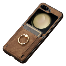 파이네스트원 레트로 PU 카드 링 휴대폰 케이스