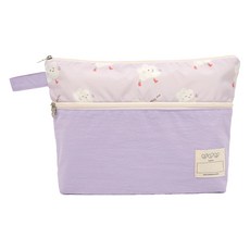 semoms Poky 雙面防水餐盤袋, 紫色抱抱團