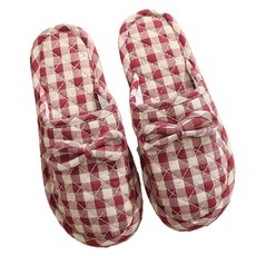 C.O.B 情侶款防滑居家拖鞋 女款, 紅色, 1個