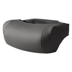 Ez2mk 심플 스타일 소프트 차량용 목쿠션 MS-320, 블랙, 1개