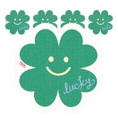 헬로우모리스 스마일 클로버 카드, 혼합색상, 5개