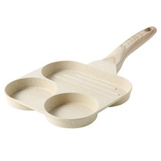 맥스쿡 인덕션 베이클라이트 3구 멀티 에그팬, 18.6cm, 1개