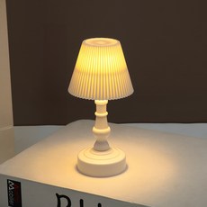 모스틱 LED 미니 북유럽 스탠드 생일선물 테이블 세팅 무드등 플리츠