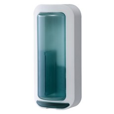 블럭마트 주방 회전식수저통, 블루, 1개