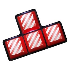 데이소이 방향키 커스텀 키보드 키캡, 02 라인 레드 방향키