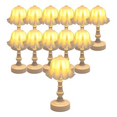 모스틱 LED 미니 북유럽 스탠드 생일선물 테이블 세팅 무드등 라일락 12p