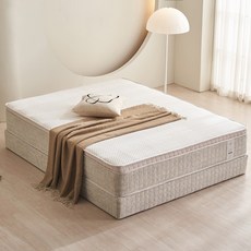 우아미 이든 파운데이션 하부프레임 + 허리 특화 매트리스 세트 미디엄하드 방문설치, 아이보리