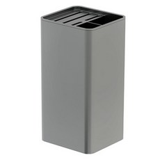 Motherbouti 立式方形刀架餐具筒 AE20604, 1個, 方形灰色