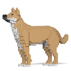 JEKCA 米克斯犬積木 棕色 M, 1個, 混色