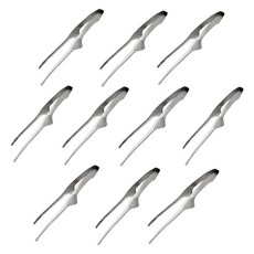엠노블 스텐 캠핑 요리 주방 고기 뾰족집게 240mm, 실버, 10개