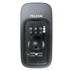 TELESIN 磁吸式360度揹包夾式運動相機支架, 1個, JFM-009