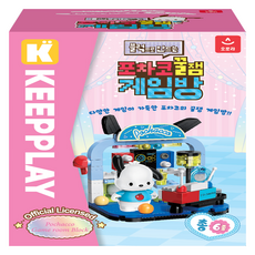 Aurora World 三麗鷗角色 迷你房間積木 帕恰狗趣味遊戲房, 1個, 混合色