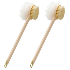 알로데 보송 바디 브러쉬 양면, TYPE03 베이지, 2개, 1개입