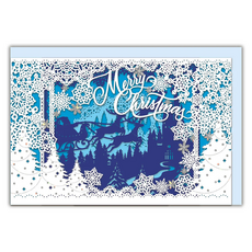 Hallmark 聖誕立體彈出卡片組 828721, 1套, 混色