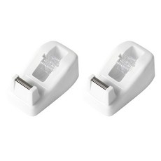 Onup 粉彩迷你膠帶台, 白色, 2個