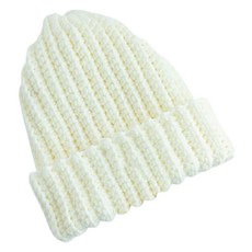 KEYMING DIY鉤針帽材料包, 白色, 1個