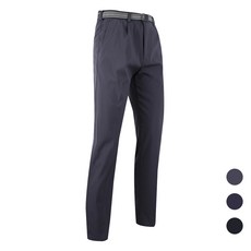 더빅보스 남성용 기모 무지 고급 겨울 매일 입는 멀티 팬츠 + 벨트 세트