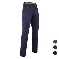 男款 The Big Boss 刷毛素色高級冬季日常百搭多功能長褲 + 皮帶組合