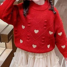 Arbe 女童款 Morris 愛心針織衫