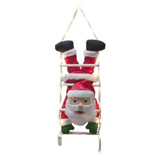 Dorim 聖誕老人玩偶爬梯裝飾燈, 1個, 混色