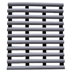 CHUNIL CARPET 浴室防滑墊 地板 管狀, 1個, 灰色