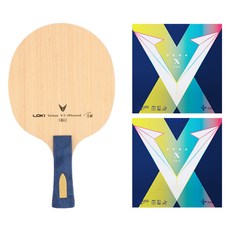 LOKI V5 FL + VEGA TEN 桌球拍膠皮組合, 1套, 單一商品