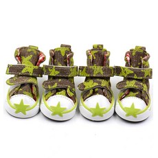 코코스튜디오 강아지 스타 애견신발, 그린, 1세트