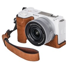스몰리그 소니 ZV-E10 2 가죽 케이스 키트 브라운, 1개, 4889