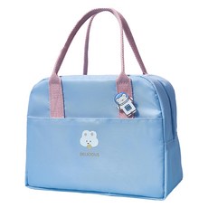 GoldPang 便攜式野餐保溫保冷便當袋, SKY BLUE