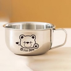 Aurafam 兒童304不鏽鋼漱口杯 220ml, 小熊, 1個