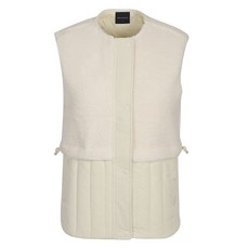 WESTWOOD 女款梭織混棉絨背心 WN3WCVT632