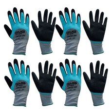 GMG 舒適抓握手套舒適手套 M L2002, 4組, 混色