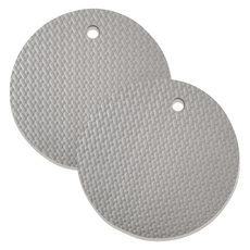 손할매 EVA 다용도 멀티 소프트 욕실 방석 원형 30 x 30 x 2.5 cm, 그레이, 2개