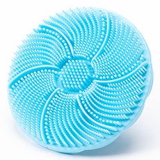 잇곰 깨끗하곰 촘촘 세안 클렌징 실리콘 브러쉬, 1개, 블루