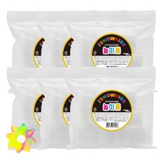 SNOWKIDS 幼兒美術遊戲用小泡棉 6入, 1套, 花朵造型泡棉