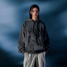 ODDSTUDIO BANG 圖案Oversize連帽T恤