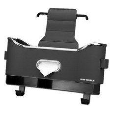 M-NOBLE 車用後座多功能收納盒, 霧面黑, 1個