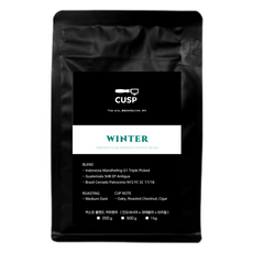 Cusp 冬季綜合咖啡豆, 1kg, 原豆(不研磨), 1個