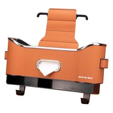 M-NOBLE 車用後座多功能收納盒, 鞍褐色, 1個