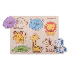 EverEarth 握把拼圖 藍色, 7片, 1組