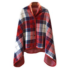 LAmonDE 按扣斗篷毯 BB224