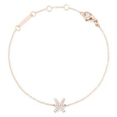 다니엘웰링턴 여성용 CRYSTAL ZODIAC CHAIN BRACELET 별자리 큐빅팔찌 물고기자리 2.19~3.20