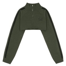 ODDSTUDIO 女款拉鍊短版針織罩衫