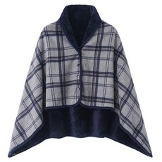 LAmonDE 按扣式斗篷毛毯 BB220