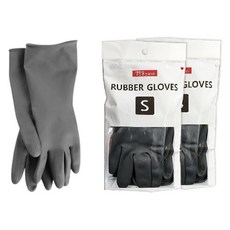 Draw Life 橡膠手套 雙手組, 3套, 小(S), 灰色
