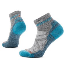 스마트울 여성용 Hike Light Cushion Ankle 단목 양말, ASH CHARCOAL, 1세트