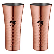 Haroro Yamano Rose 304不鏽鋼錘紋杯, 2個
