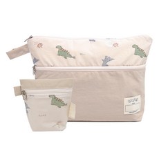 Semams Porky 雙面防水尿布包 + 迷你包組合, 恐龍樂園