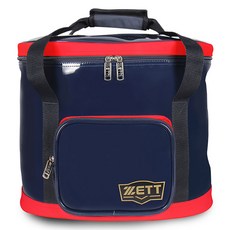 ZETT 棒球包 BAK-713, 海軍藍 + 紅色